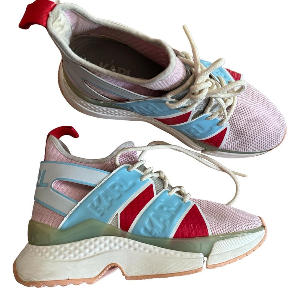 Karl Lagerfied running shoes size 7 in like new condition